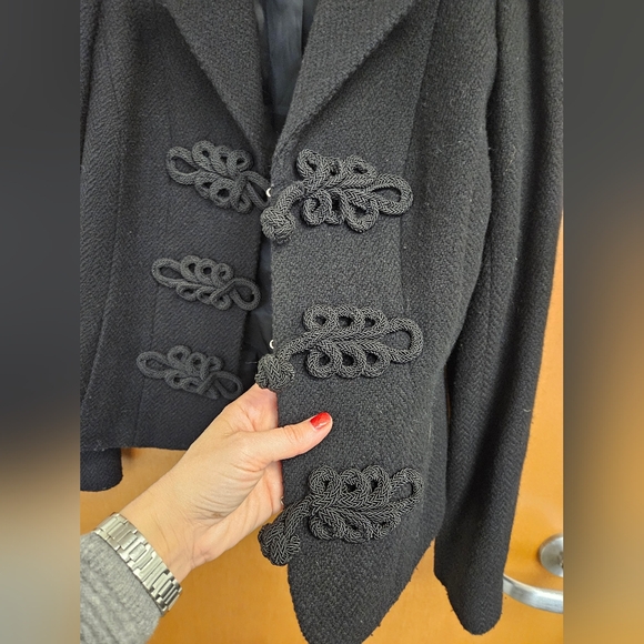 LAUREN RL Black Embroidered Blazer - Picture 6 of 14